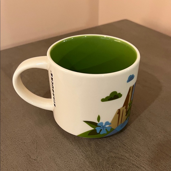 Disneyland Green and White Mug - Picture 3 of 4